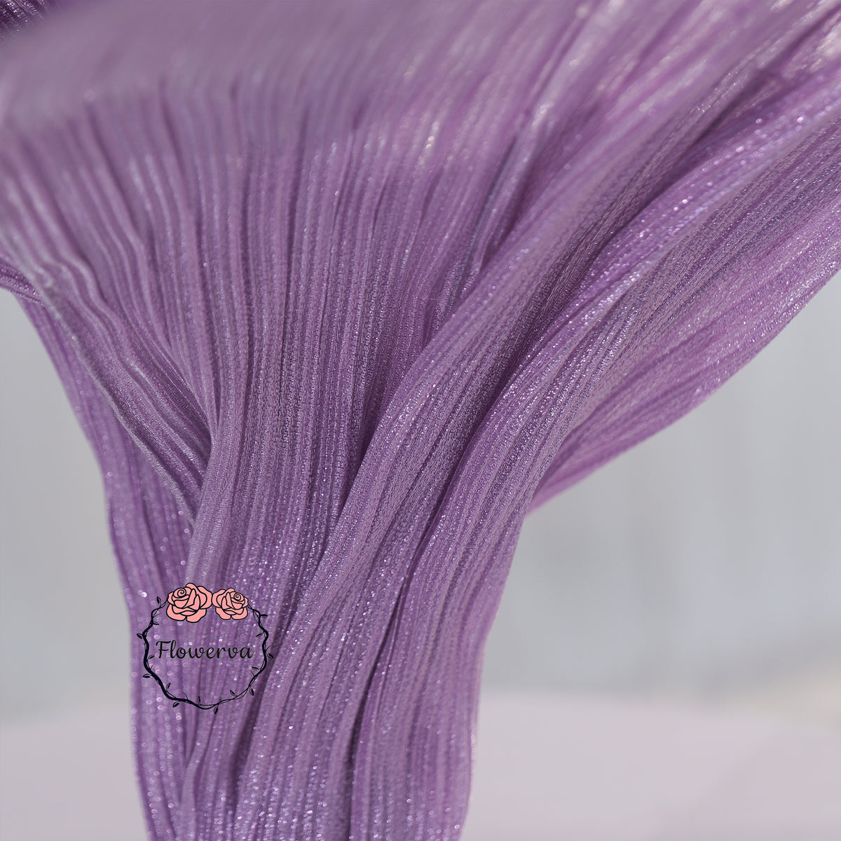 Flowerva Amethyst Wedding and Home Art Decoration Pearl Purple 120cm