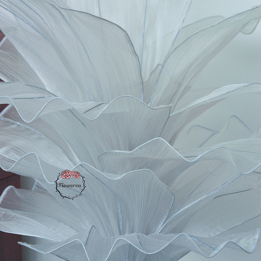 Flowerva Wedding Table Flower Decoration Grey 150cm