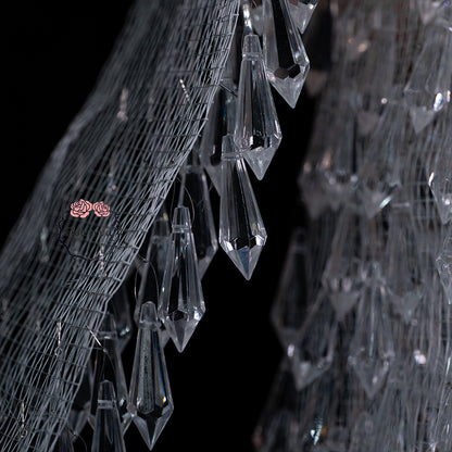 Flowerva Beaded Wire Mesh Wedding Decor