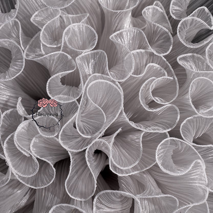 Flowerva – «grand Vase» blanc géant à faire soi-même, fleurs pour toujours, décoration d'arrière-plan pour fête de mariage