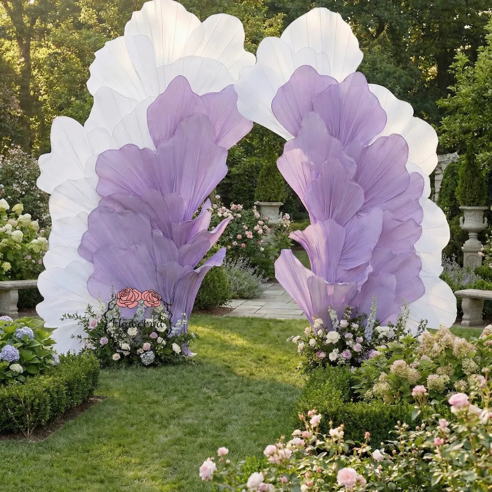 Flowerva Radiant Petal Sculpture Wedding Decor (Excluding Shelves)