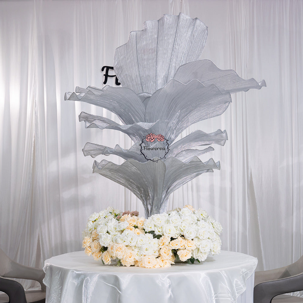 Flowerva Height Fabric Table Flower Wedding Decor(Without Flowers)