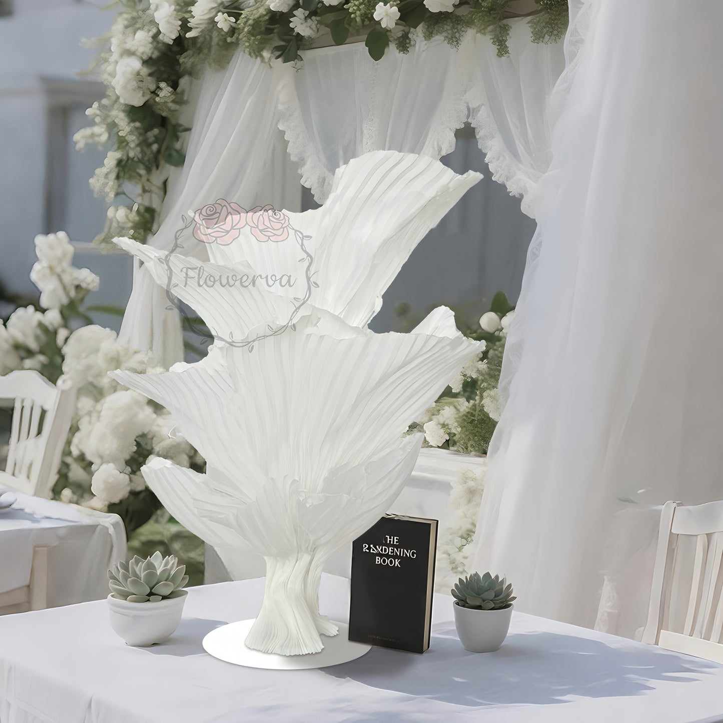 Flowerva "Romantic Light" Table Flower Wedding Decoration/Home Decor