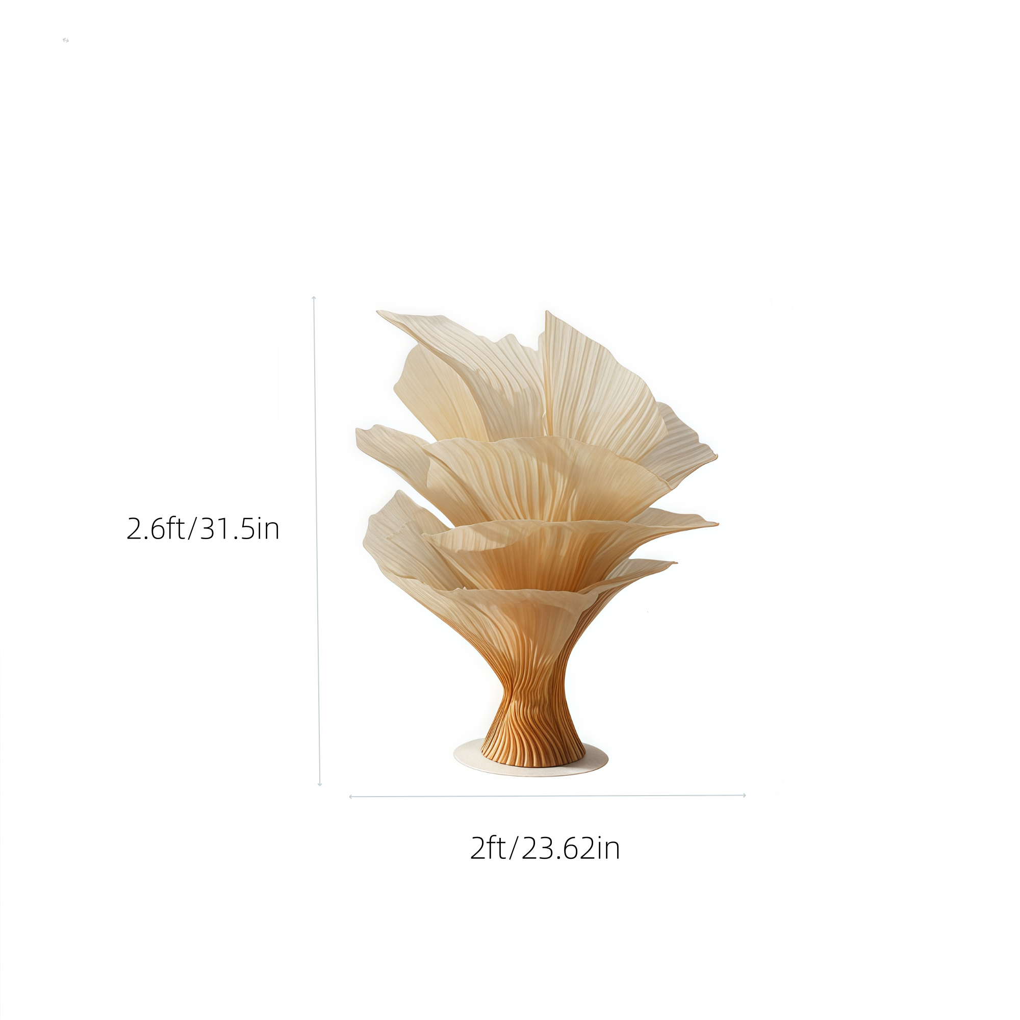 Flowerva "Romantic Light" Table Flower Wedding Decoration/Home Decor