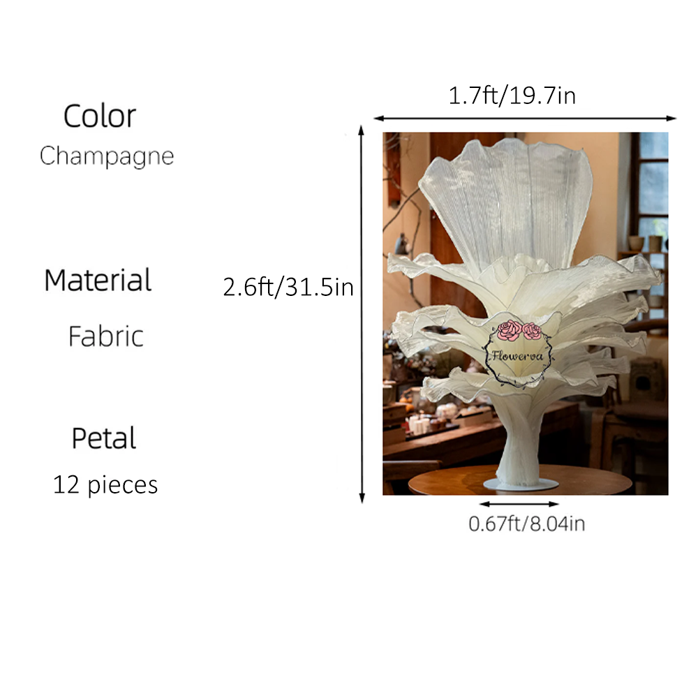 Clearance Flash Sale | Flowerva Height Fabric Table Flower 2.6ft