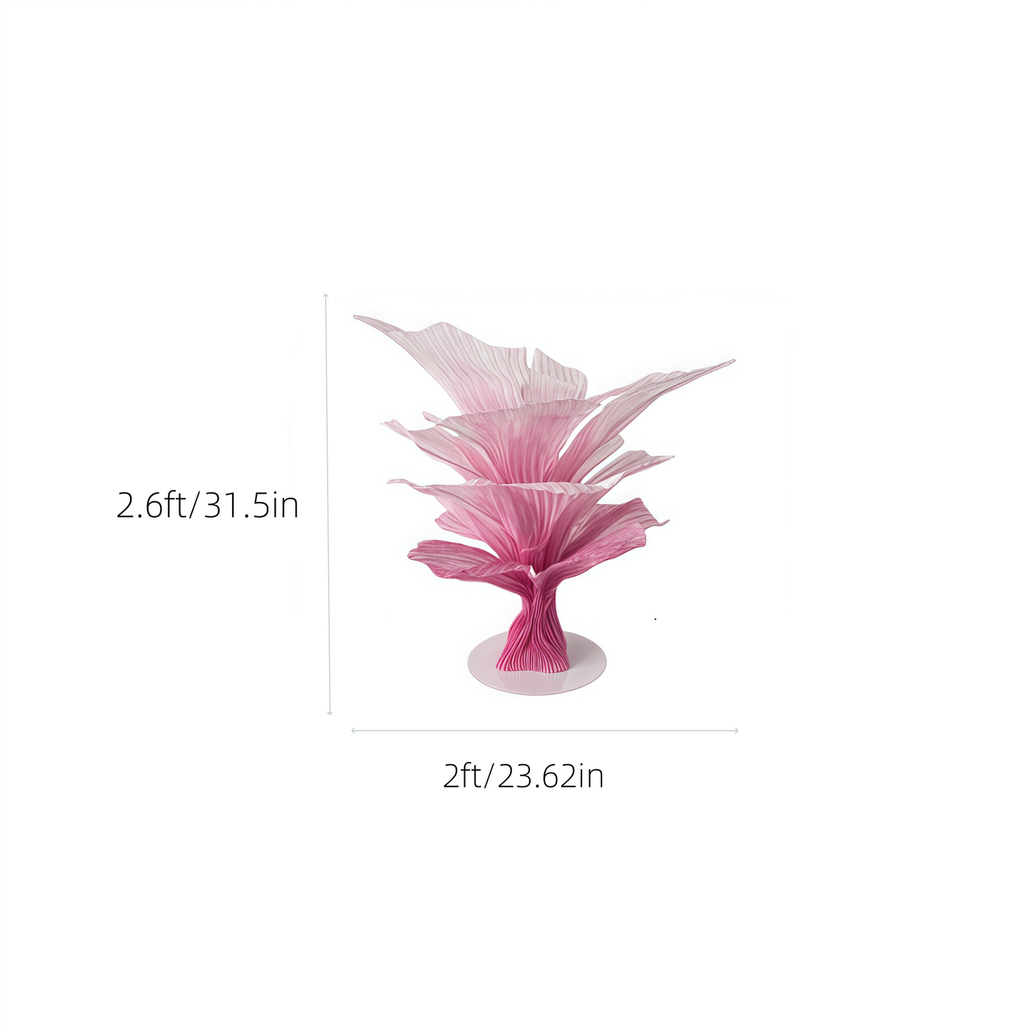 Flowerva "Romantic Light" Table Flower Wedding Decoration/Home Decor