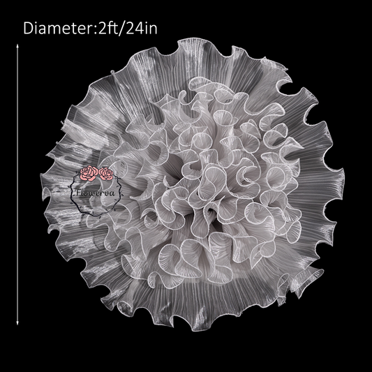 Flowerva – «grand Vase» blanc géant à faire soi-même, fleurs pour toujours, décoration d'arrière-plan pour fête de mariage