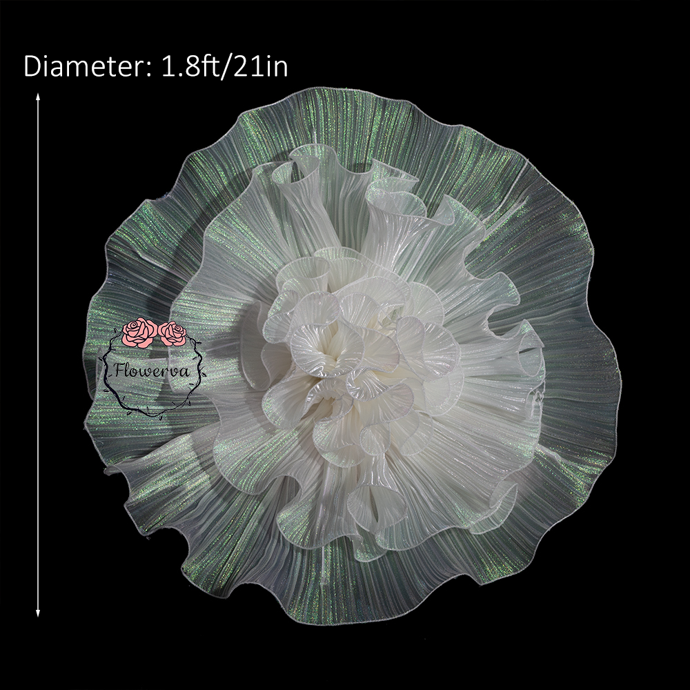 Flowerva – «grand Vase» blanc géant à faire soi-même, fleurs pour toujours, décoration d'arrière-plan pour fête de mariage