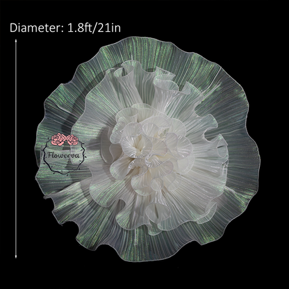 Flowerva – «grand Vase» blanc géant à faire soi-même, fleurs pour toujours, décoration d'arrière-plan pour fête de mariage