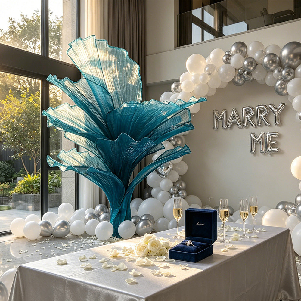 Flowerva "Ocean Love" Wedding Ceremony Deep Lake Blue