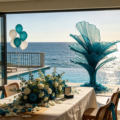 Flowerva "Ocean Love" Wedding and Home Art Installation