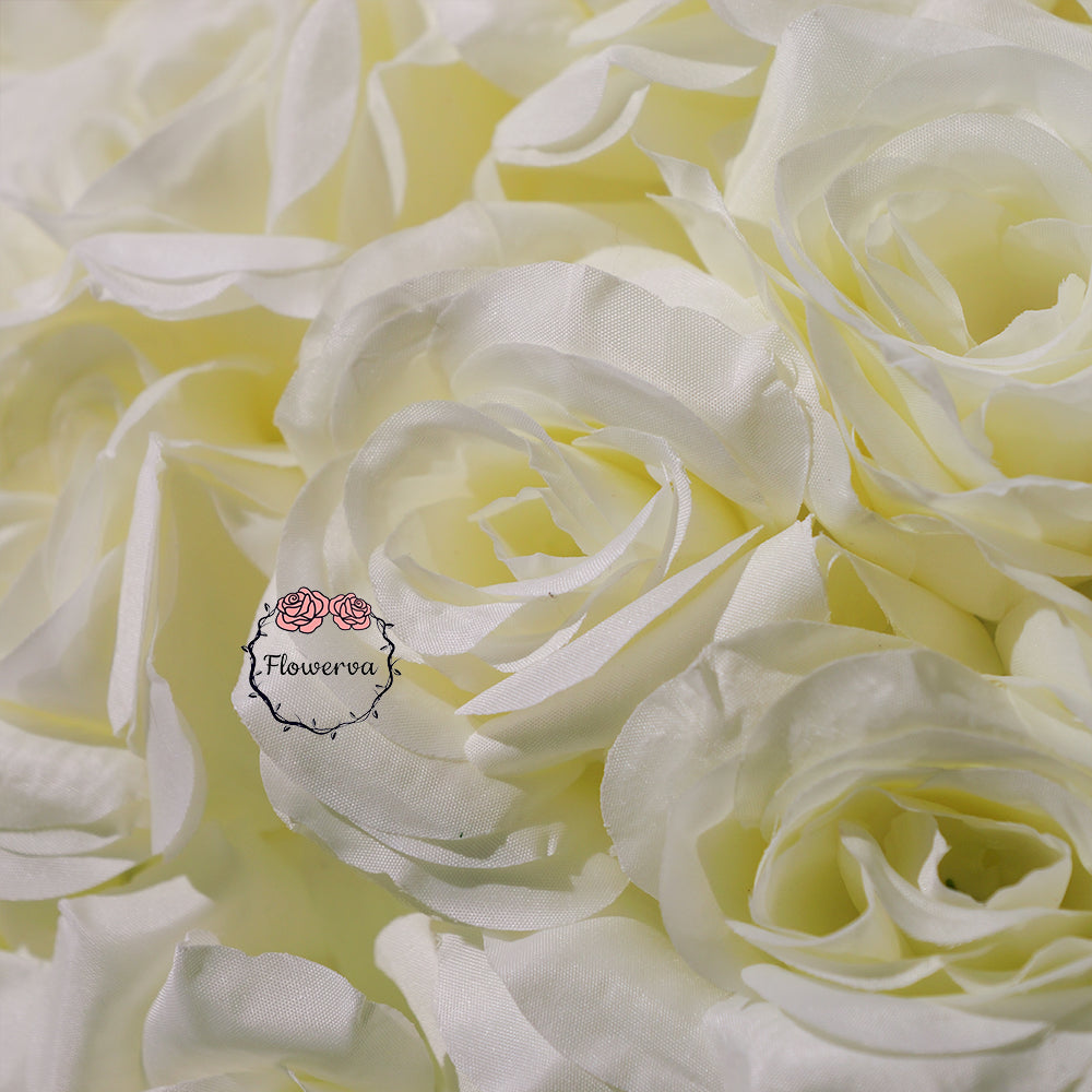 Flowerva 70/60/50/40/30cm White Rose Floral Ball Wedding Party Banquet Table Centerpieces