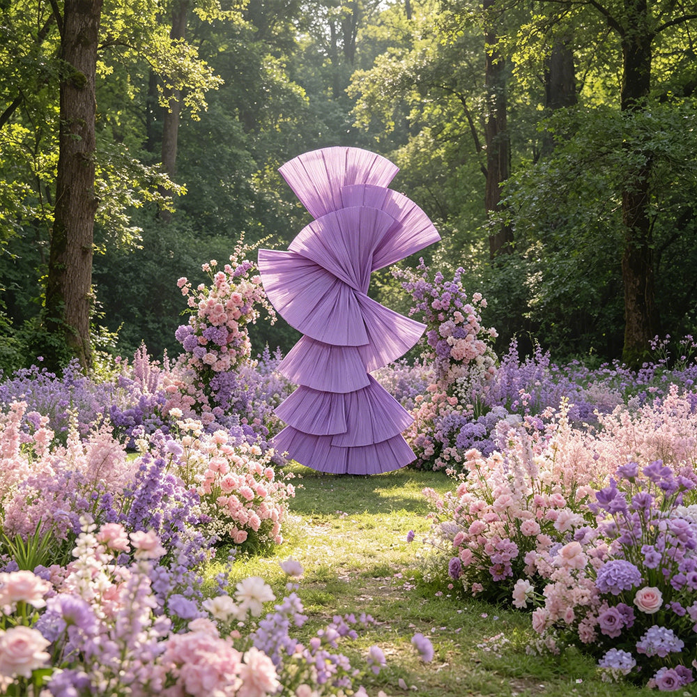 Flowerva Retro Fan Shaped Design Wedding&Event Decoration
