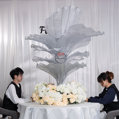 Flowerva Height Fabric Table Flower Wedding Decor(Without Flowers)