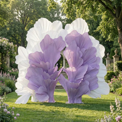 Flowerva Radiant Petal Sculpture Wedding Decor (Excluding Shelves)