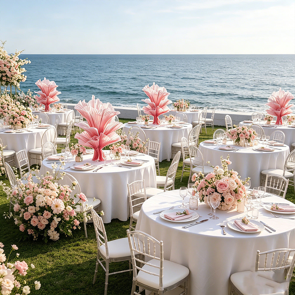 Flowerva "Romantic Light" Table Flower Wedding Decoration/Home Decor