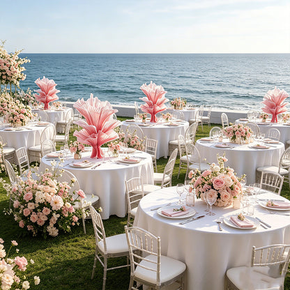 Flowerva "Romantic Light" Table Flower Wedding Decoration/Home Decor