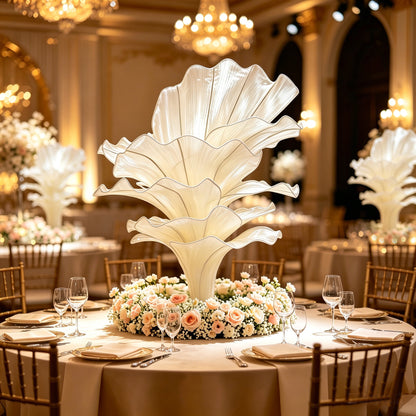 Flowerva Height Fabric Table Flower Wedding Decor(Without Flowers)