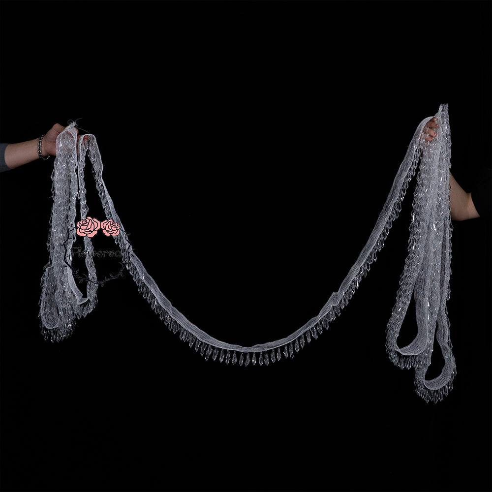 Flowerva Beaded Wire Mesh Wedding Decor