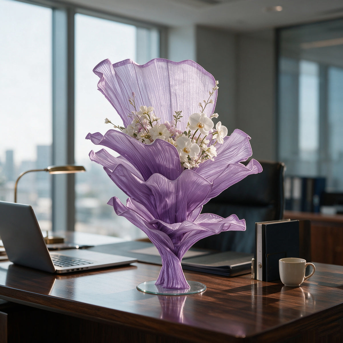 Flowerva Signature Sculptural Floral Centerpiece