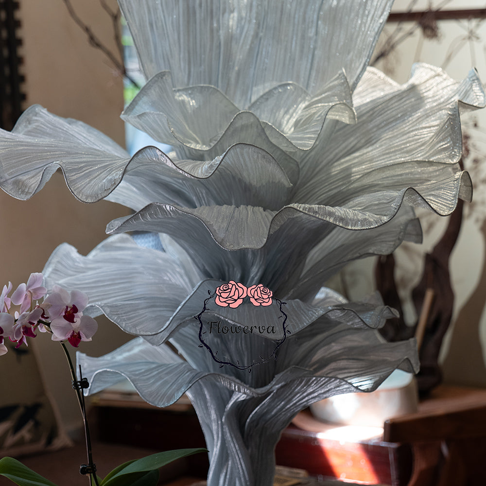 Flowerva "Glacier Flower" Luxury Wedding and Home Art Decoration
