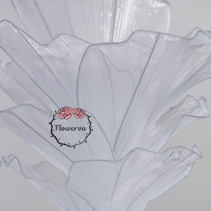 Flowerva Pure White Artistic Wedding Table Decorations