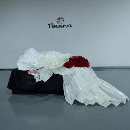 Flowerva Opulent Satin Atelier Installation Wedding Decor