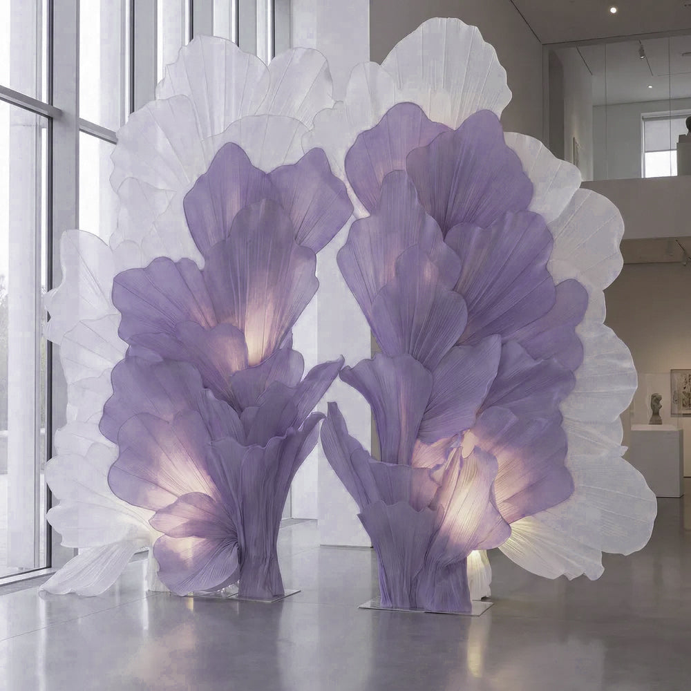Flowerva Radiant Petal Sculpture Wedding Decor (Excluding Shelves)