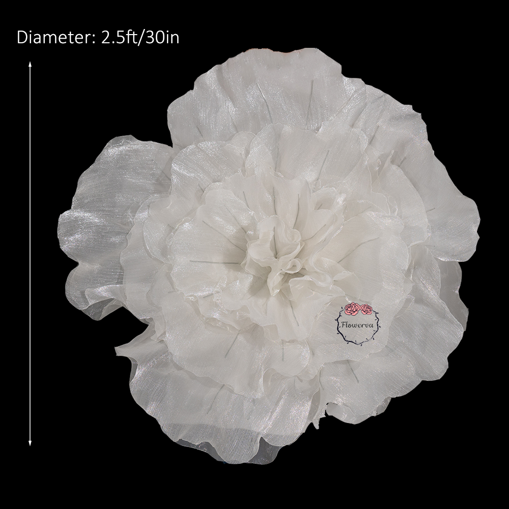 Flowerva – «grand Vase» blanc géant à faire soi-même, fleurs pour toujours, décoration d'arrière-plan pour fête de mariage