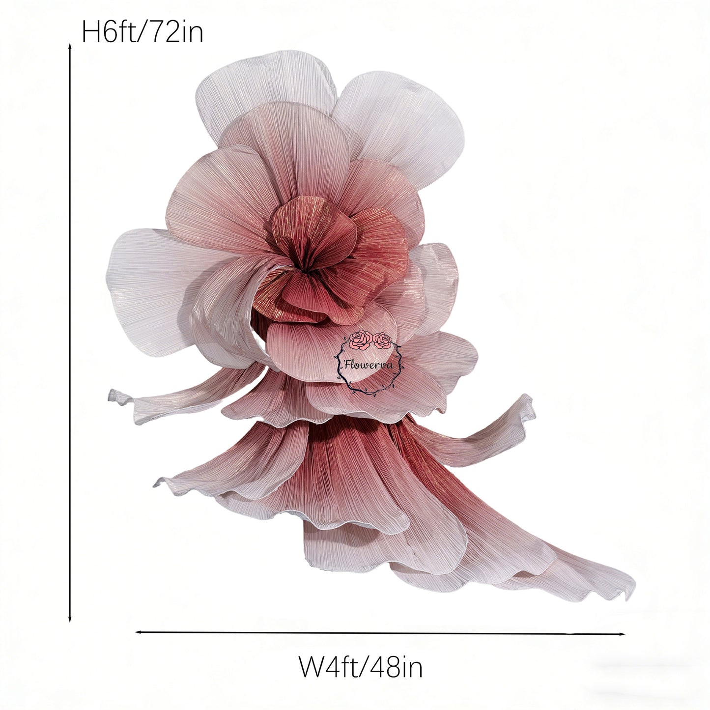 Floweroa Dunhuang Flying Apsaras Giant Floral Installation - Wedding Banquet Art Decor