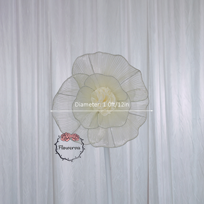 Flowerva Giant Tulle Flower Centerpiece Wedding & Event Decor