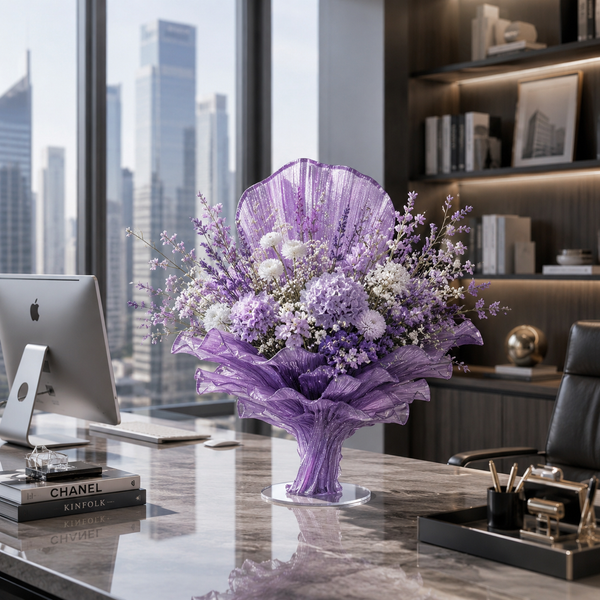 Flowerva Signature Sculptural Table Flower Ceremony Decor 40cm