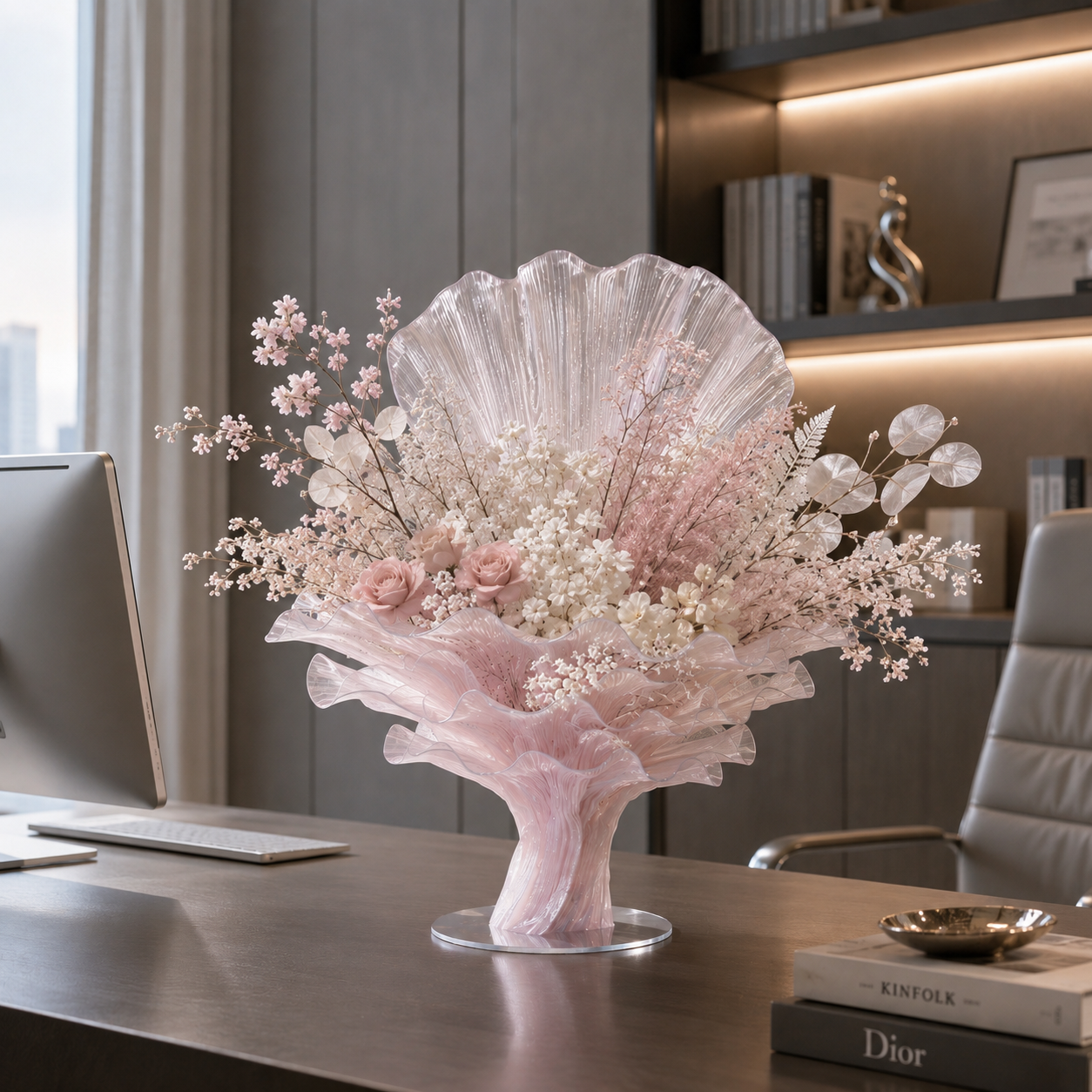 Flowerva Signature Sculptural Table Flower Ceremony Decor