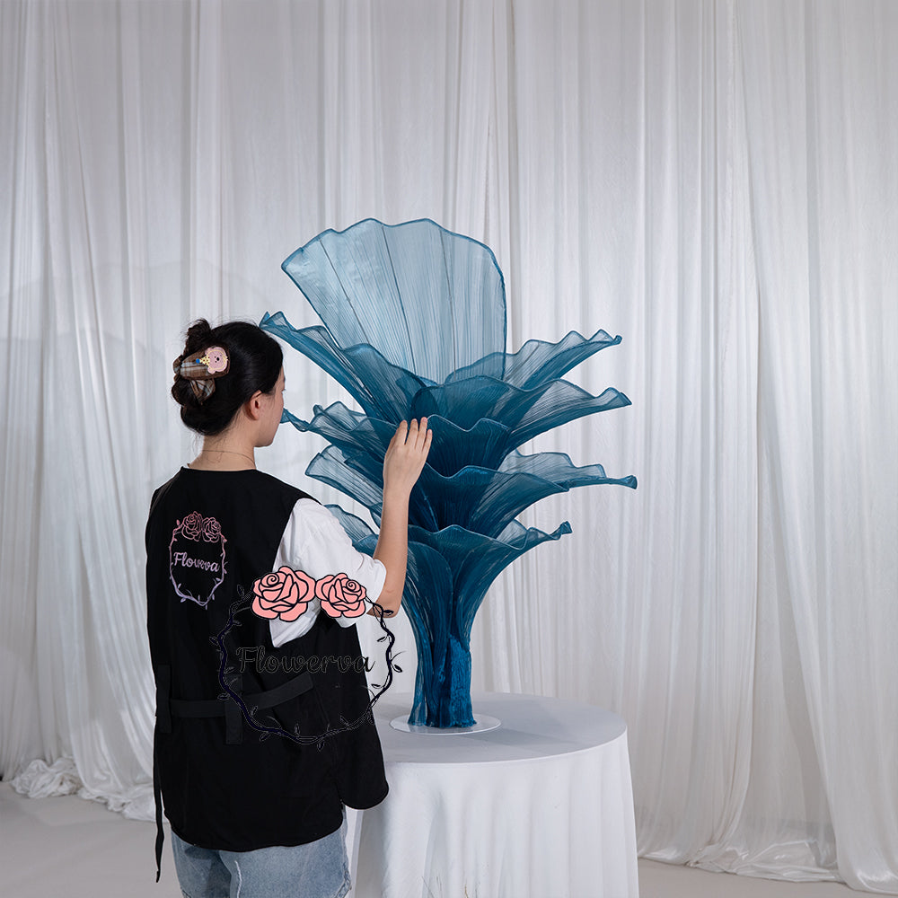 Flowerva Height Fabric Table Flower Wedding Decor(Without Flowers)