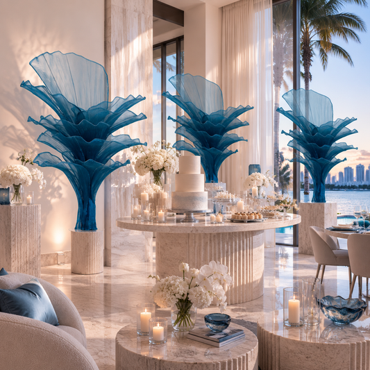 Elevated Flowerva "Ocean Love" Artistic Floral Installation
