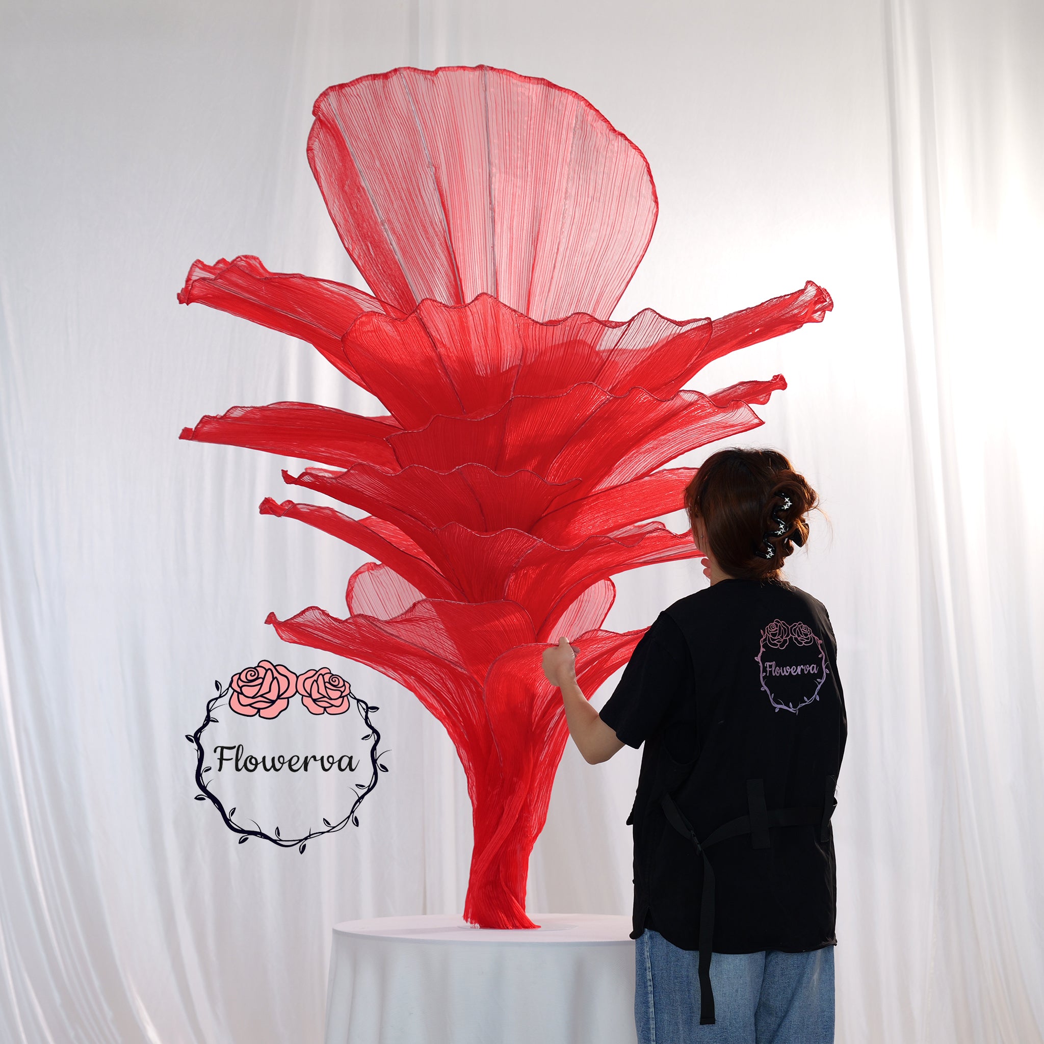 Flowerva Table Floral Compositions Wedding Table Decor 180cm