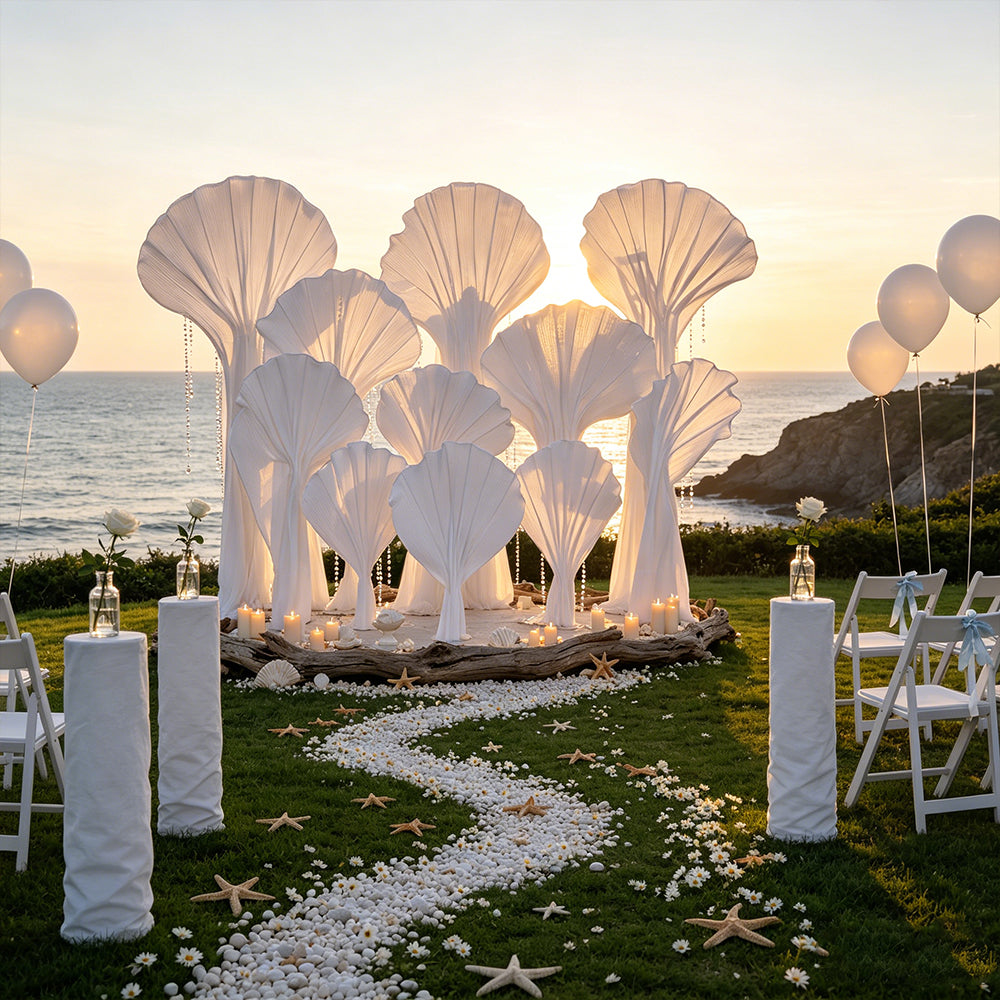 Flowerva Aetherial Plume Wedding Decor