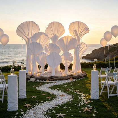 Flowerva Aetherial Plume Wedding Decor