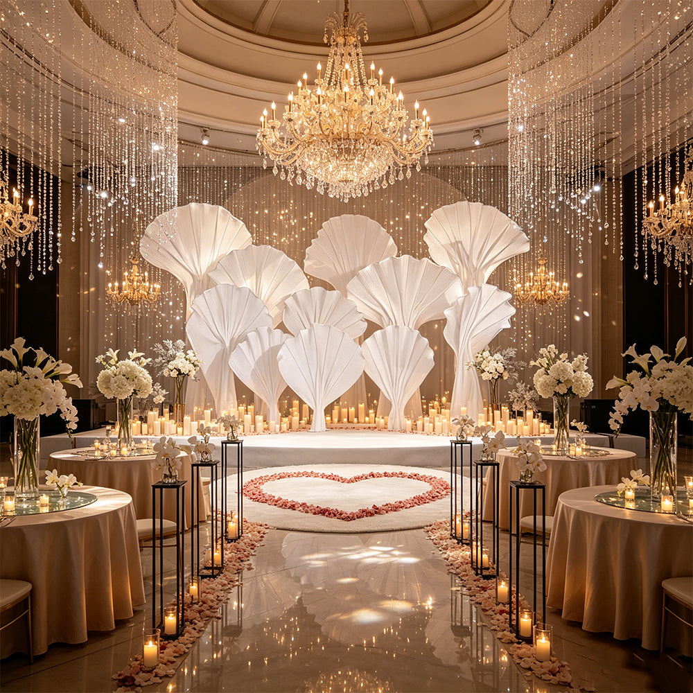 Flowerva Aetherial Plume Wedding Decor