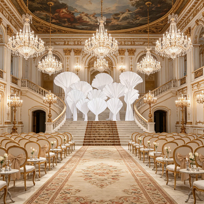 Flowerva Aetherial Plume Wedding Decor
