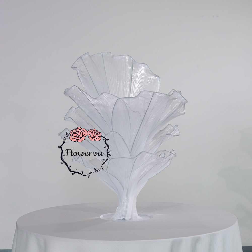 Flowerva Height Fabric Table Flower Wedding Decor(Without Flowers)