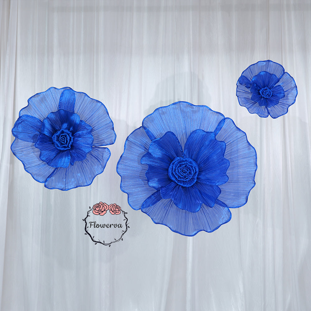 Flowerva Fabric Giant Flower Centerpiece Luxury Wedding & Event Decor