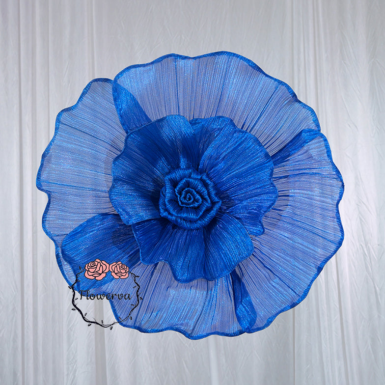 Flowerva Fabric Giant Flower Centerpiece Luxury Wedding & Event Decor