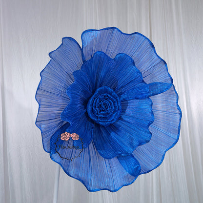 Flowerva Giant Tulle Flower Centerpiece Wedding & Event Decor
