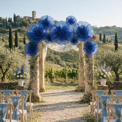 Flowerva Giant Tulle Flower Centerpiece Wedding & Event Decor