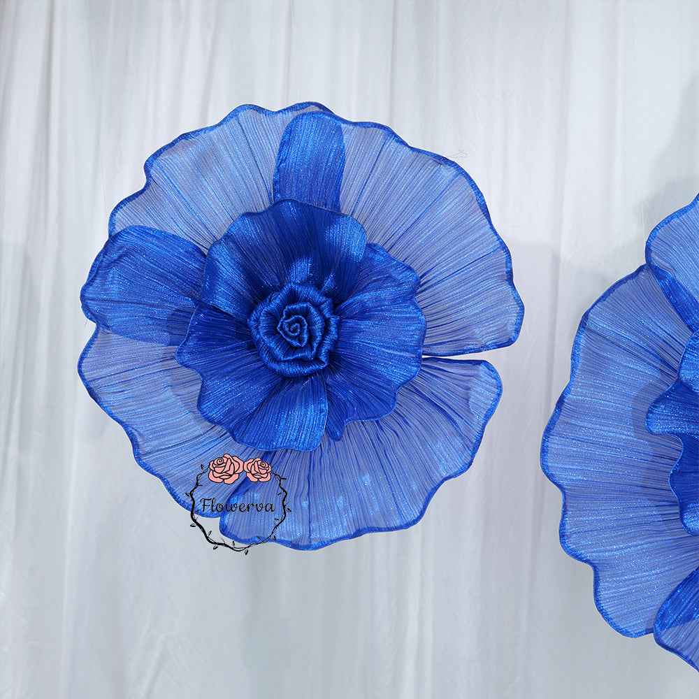 Flowerva Fabric Giant Flower Centerpiece Luxury Wedding & Event Decor