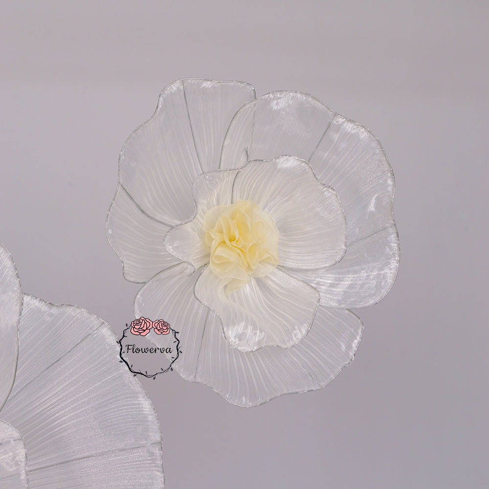 Flowerva Fabric Giant Flower Centerpiece Luxury Wedding & Event Decor