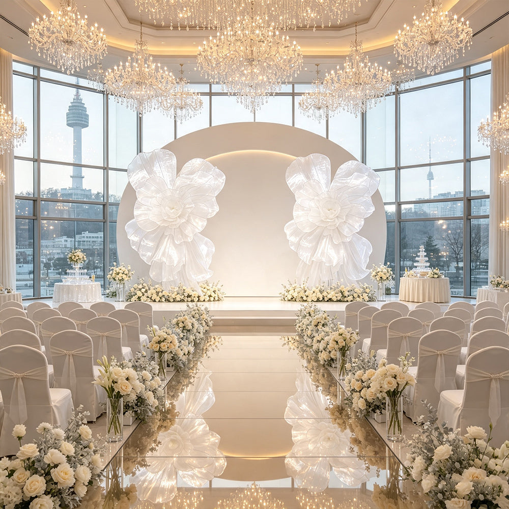 Flowerva Blooming Beauty Wedding Art Installation(Without Base)