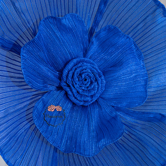 Flowerva Giant Tulle Flower Centerpiece Wedding Decor Blue Enchantress