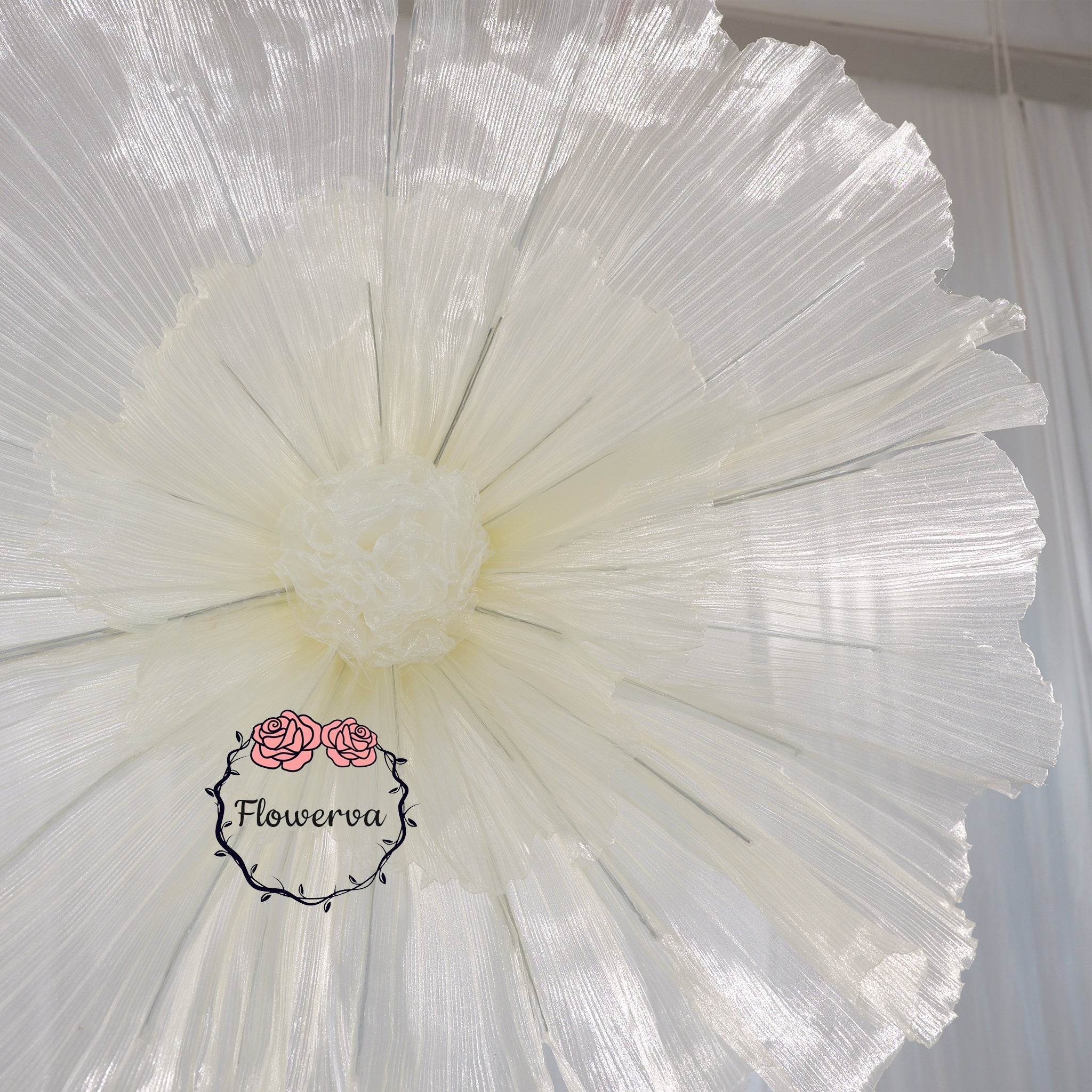 Flowerva Champagne Vein Silhouette Premium Decor